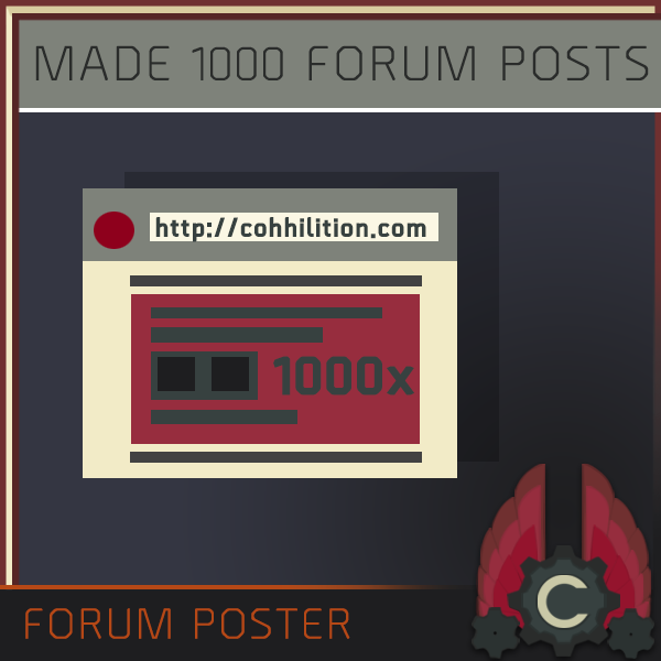 Forum Posts (1000 Posts)